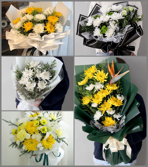 广西崇左龙州县金龙镇白事花束代送